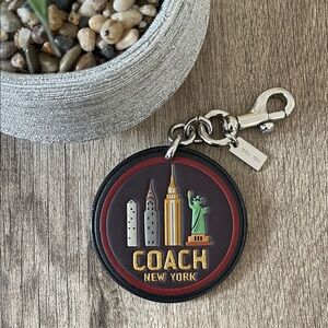 Coach New York Skyline Bag Charm